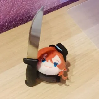 🔪 couteau, peluche, anime, jouet telegram sticker