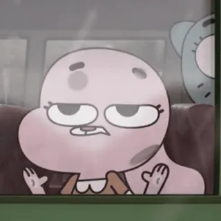 🌧 Anais Watterson The Amazing World of Gumball desenho animado, animação, personagem, série de TV telegram sticker