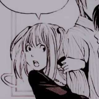🩺 Misa Amane Death Note Manga, Anime, Death Note, Misa Amane, Illustrazione, Cartone animato telegram sticker