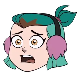 😧 Amity Blight The Owl House Hoạt hình, Anime, Phù thủy, Amity, Blight, Nhân vật telegram sticker