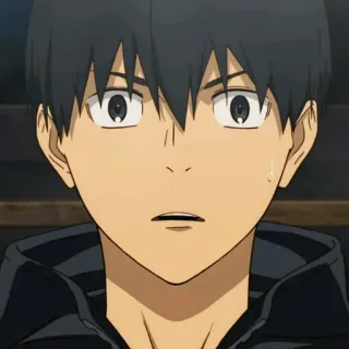 😱 Anime, Chłopak, Portret, Kreskówka telegram sticker