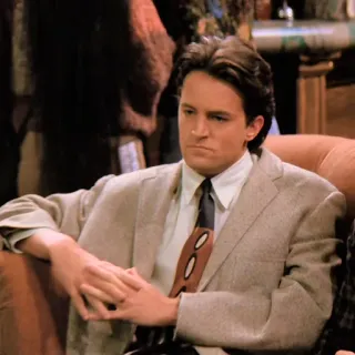 🤨 Chandler Bing Friends serie tv, sitcom, anni 90, Chandler, Friends telegram sticker