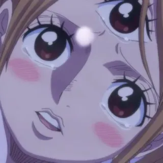 💞 anime, girl, sad, crying, close-up telegram sticker