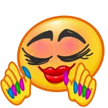 Face Emoji telegram emojis 😌