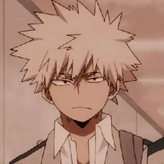 🧚 Katsuki Bakugo My Hero Academia Anime, My Hero Academia, Bakugo, Katsuki Bakugo whatsapp sticker