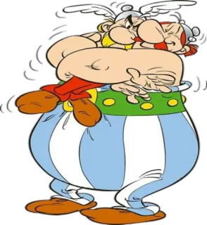 👨 Obelix Asterix desenho animado, Obelix, Asterix, francês, quadrinho, personagem whatsapp sticker