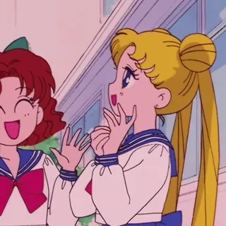 🌙 Sailor Moon Anime, Sailor, Moon, Usagi, Tsukino, Cartoon telegram sticker