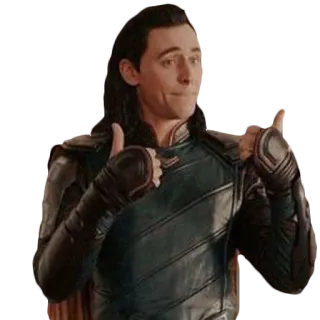 👍 Loki Loki, Marvel, Joinha, Personagem, Super-herói, Vilão telegram sticker