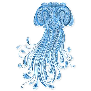 💧 water, blue, design, pattern, illustration, art telegram sticker