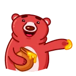 Buddy Bear @TgEmodziBot telegram emojis 👋