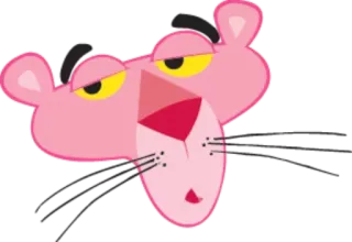😢 Pink Panther Cartone animato, Rosa, Pantera, Animazione, Gatto telegram sticker