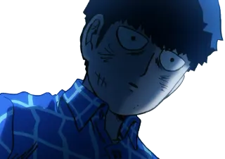 😯 Shigeo Kageyama Mob Psycho 100 Anime, Mob Psycho 100, Shigeo Kageyama, Mob whatsapp sticker