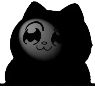 😩 chat, mignon, animal, dessin animé, kawaii, autocollant telegram sticker