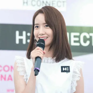 🍸 H CONNECT mulher, cantora, microfone, kpop, asiática, idol whatsapp sticker