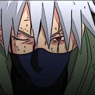 🚒 Kakashi Naruto 卡卡西, 鸣人, 动漫, 漫画, 忍者, 写轮眼 telegram sticker