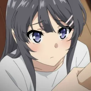 💖 Anime, Fille, Personnage, Mignon, Portrait, Manga, Japonais telegram sticker