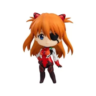 ❤️ Asuka Langley Soryu Neon Genesis Evangelion Anime, Manga, Figur, Chibi, Rambut merah, Penutup mata telegram sticker