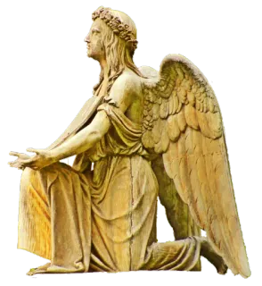 😇 angel, sculpture, wings, statue, religious telegram sticker