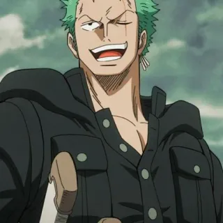 🌽 Zoro One Piece Zoro, One Piece, anime, manga, character, swordsman telegram sticker