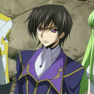 📎 Lelouch Lamperouge Code Geass Anime, Personagem, Code Geass, Lelouch telegram sticker