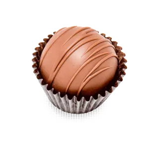 🍫 chocolate, doce, sobremesa, comida, doce, trufa telegram sticker