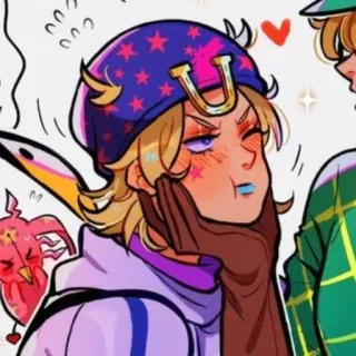 ✨ Johnny Joestar JoJo's Bizarre Adventure Anime, Manga, Słodkie, Joestar, JJBA telegram sticker