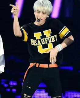 💃 BEAUFORT Mann, Bühne, Auftritt, K-Pop, Sänger, Konzert whatsapp sticker