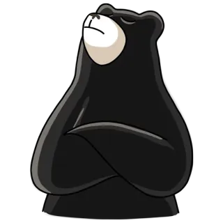 BlackBearKofi telegram stickers