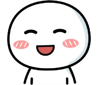 😄 Dessin animé, Mignon, Joyeux, Émoji, Autocollant telegram sticker
