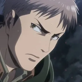 🥺 Jean Kirstein Attack on Titan Anime, Militar, Personaje, Jean Kirstein, Ataque a los Titanes telegram sticker