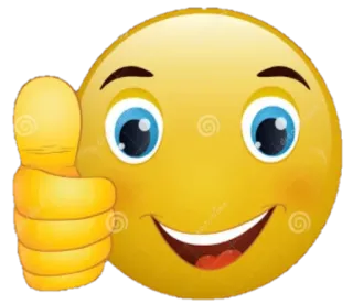 👍 Emoji, Suka, Setuju, Positif, Senyum, Jempol telegram sticker