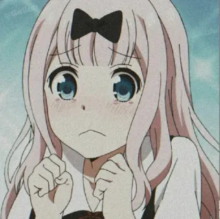 😍 Chika Fujiwara Kaguya-sama: Love Is War аниме, Чика, Фудзивара, Кагуя-сама, Любовь это война, милая, девушка telegram sticker