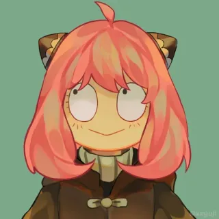 🙄 Anya Forger Spy x Family anime, lindo, fanart, spy x family, anya forger, dibujos animados telegram sticker