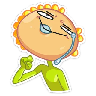 😊 Cartoon, Figur, Lustig, Ausdruck, Sticker, Zwinkern, Grinsen whatsapp sticker