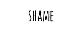😳 SHAME shame, word, sticker telegram sticker