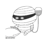 🤕 мумия, мультик, египетский, милый, персонаж, бинты, монстр telegram sticker