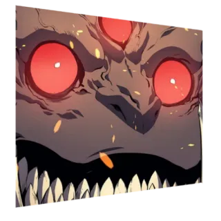 🕷 monster, creature, fantasy, illustration, digital art, scary telegram sticker