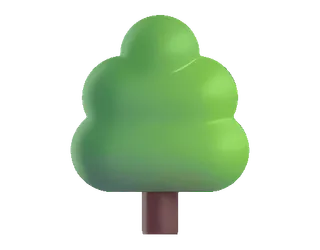 🌳 albero, natura, pianta, verde, legno telegram sticker