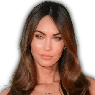 😏 Megan Fox Schauspielerin, Promi, Frau, Porträt, schön telegram sticker