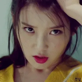 😡 액션 donna, coreano, azione, celebrità, cantante telegram sticker