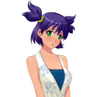 😯 Anime, Chica, Lindo, Dibujos animados, Personaje, Manga telegram sticker