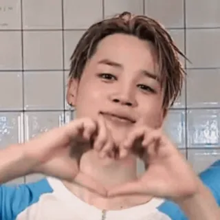 🎈 Jimin kpop, jimin, 爱心, 偶像, 名人 whatsapp sticker