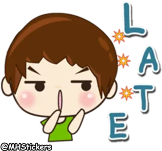 @MHStickers Smiling Boy telegram stickers