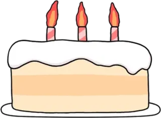 🎂 torta, dolce, compleanno, candele, zucchero, festa, cibo telegram sticker