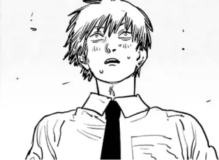 🌫 Denji Chainsaw Man Anime, Manga, Chainsaw Man, Denji, Drôle whatsapp sticker