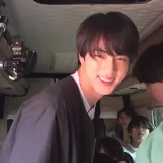 🐹 Jin Jin, BTS, K-Pop, Sänger, Promi, Idol, Koreanisch telegram sticker