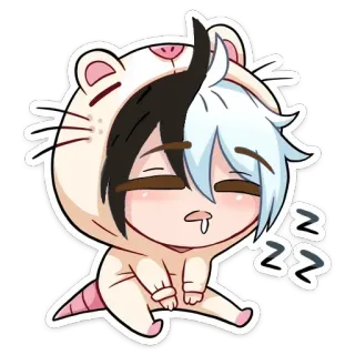 шизо by @kvixslin telegram stickers