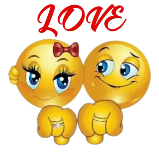 ❤️ LOVE amore, emoji, anello, coppia, romance, matrimonio, relazione telegram sticker