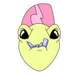 😠 alien, creature, monster, cartoon, fantasy, illustration telegram sticker