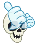 Skull Stickers @TgEmojis telegram emojis 👍